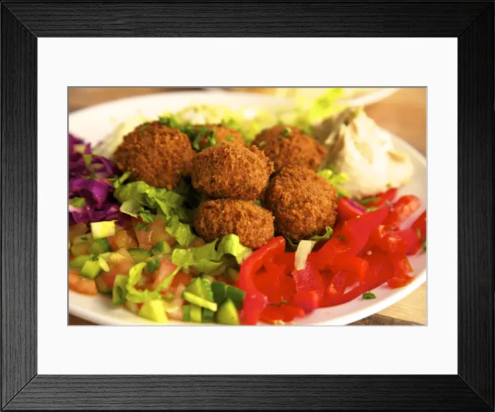 Framed Print : Falafel, Jerusalem, Israel, Middle East Framed Print : Falafel, Jerusalem, Israel, Middle East