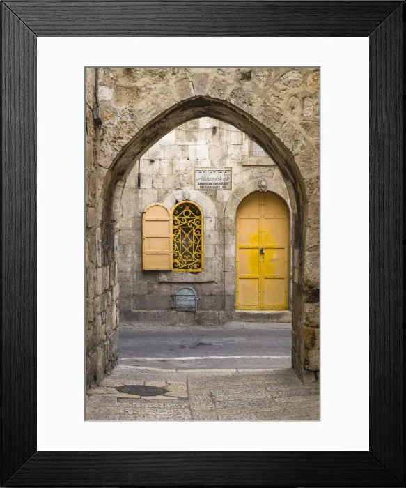 Framed Print : Israel, Jerusalem, Armenian quarter Framed Print : Israel, Jerusalem, Armenian quarter