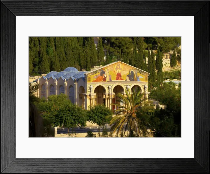 Framed Print : Basilica Of The Agony, Garden Of Gethsemane, Jerusalem, Israel, Middle East Framed Print : Basilica Of The Agony, Garden Of Gethsemane, Jerusalem, Israel, Middle East
