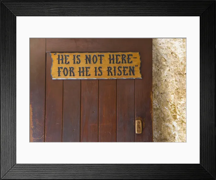 Framed Print : Israel, Jerusalem, The Garden Tomb, a possible site of the burial and resurrection Framed Print : Israel, Jerusalem, The Garden Tomb, a possible site of the burial and resurrection