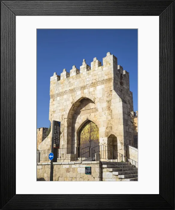Framed Print : Israel, Jerusalem, Old Town, Entrance gate to The Tower of David also known as Framed Print : Israel, Jerusalem, Old Town, Entrance gate to The Tower of David also known as