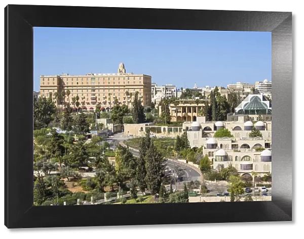 Israel, Jerusalem, Mamilla, Luxury Apartments and the King David Hotel