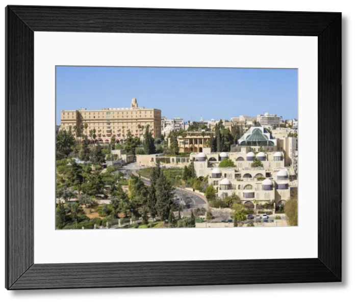 Framed Print : Israel, Jerusalem, Mamilla, Luxury Apartments and the King David Hotel Framed Print : Israel, Jerusalem, Mamilla, Luxury Apartments and the King David Hotel
