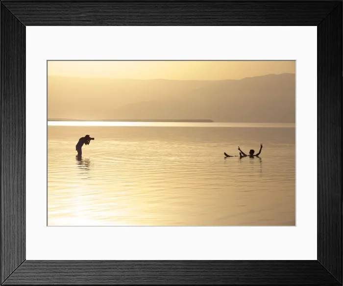 Framed Print : Floating In The Dead Sea (lowest place on Earth), Ein Bokek, Israel, Middle East Framed Print : Floating In The Dead Sea (lowest place on Earth), Ein Bokek, Israel, Middle East