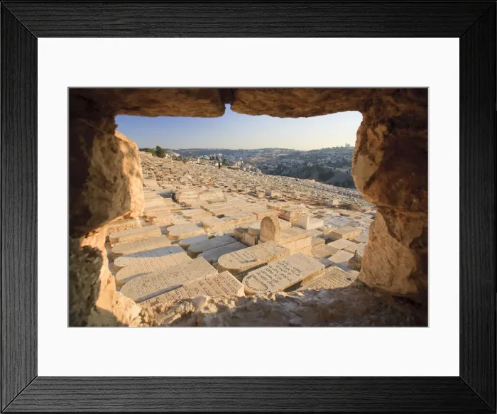Framed Print : Cemetery, Mount Of Olives, Jerusalem, Israel Framed Print : Cemetery, Mount Of Olives, Jerusalem, Israel