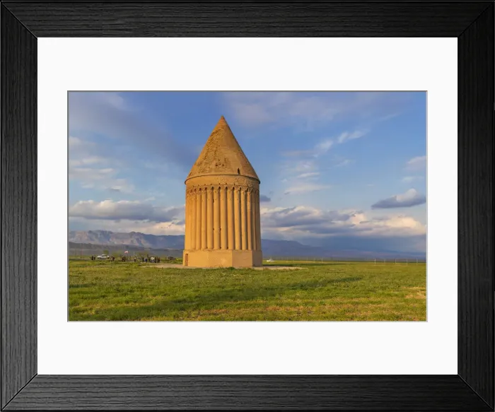 Framed Print : Tower tomb, 1281, Radkan, Khorasan Razavi Province, Iran Framed Print : Tower tomb, 1281, Radkan, Khorasan Razavi Province, Iran