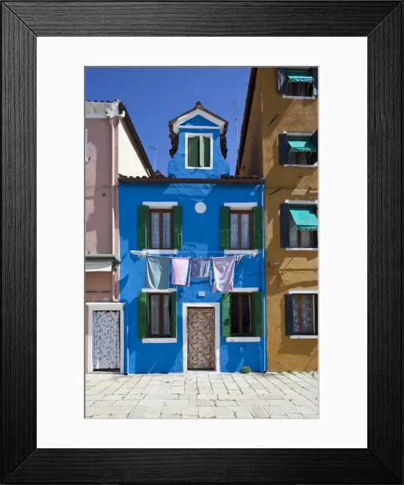 Framed Print : Burano, Venice, Italy Framed Print : Burano, Venice, Italy