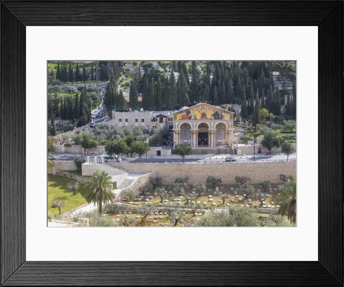 Framed Print : Israel, Jerusalem, Mount of Olives, Church of All Nations, also known as the Church Framed Print : Israel, Jerusalem, Mount of Olives, Church of All Nations, also known as the Church