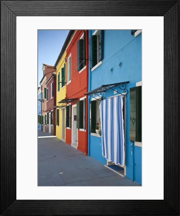 Framed Print : Burano, Venice, Italy Framed Print : Burano, Venice, Italy