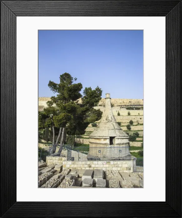 Framed Print : Israel, Jerusalem, Mount of Olives