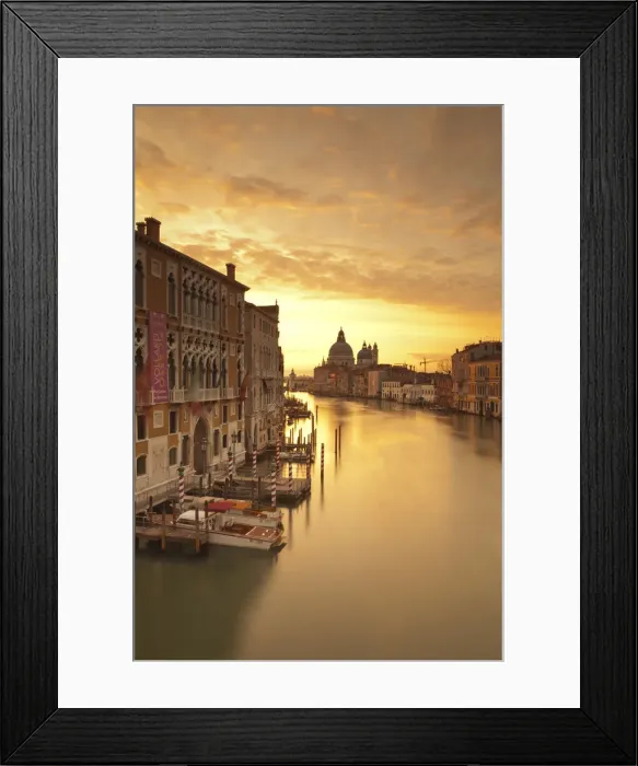 Framed Print : Santa Maria Della Salute, Grand Canal, Venice, Italy