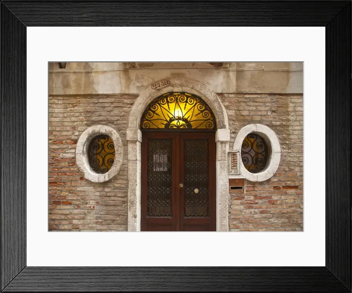 Framed Print : Doorway, Venice, Italy Framed Print : Doorway, Venice, Italy