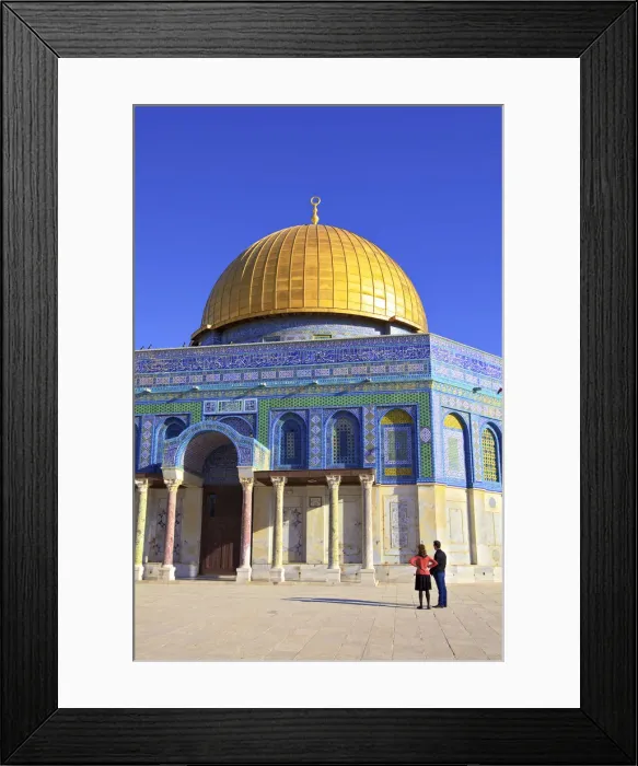Framed Print : Temple Mount, Jerusalem, Israel, Middle East