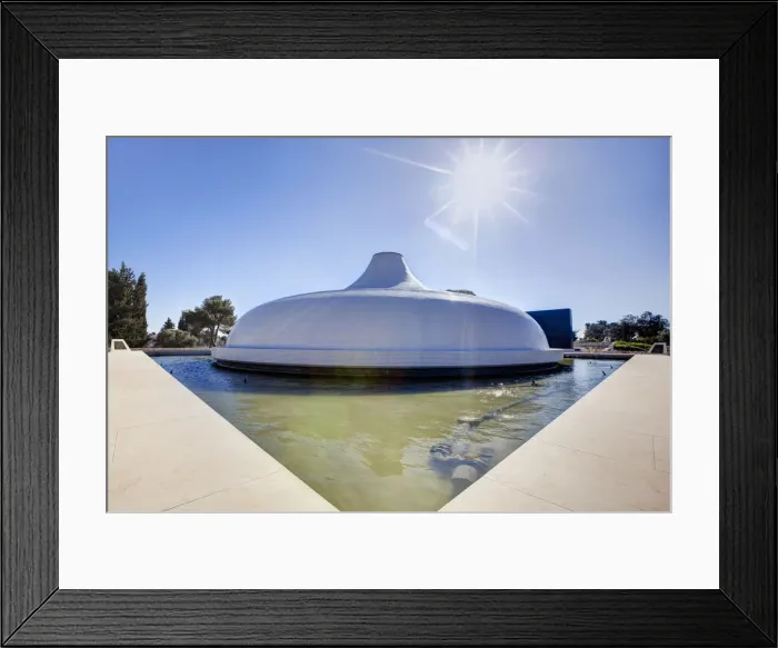 Framed Print : Israel, Jerusalem, Israel Museum, The Shrine of the Book, containing the Dead Sea Scrolls Framed Print : Israel, Jerusalem, Israel Museum, The Shrine of the Book, containing the Dead Sea Scrolls