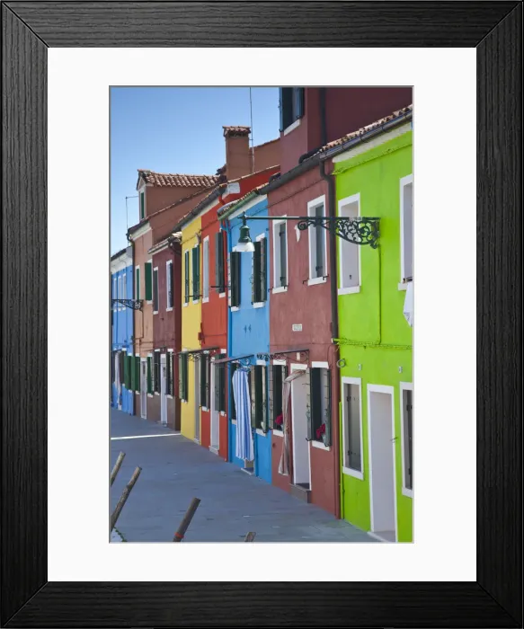 Framed Print : Burano, Venice, Italy Framed Print : Burano, Venice, Italy