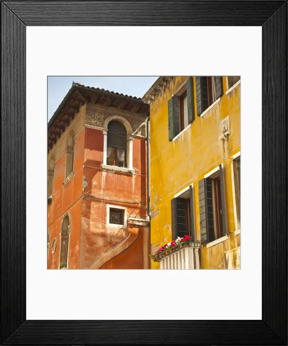 Framed Print : Buildings in the Dorsoduro district, Venice, Italy Framed Print : Buildings in the Dorsoduro district, Venice, Italy