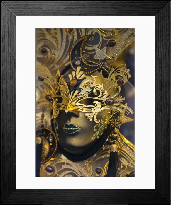 Framed Print : Carnival mask, Venice, Italy Framed Print : Carnival mask, Venice, Italy