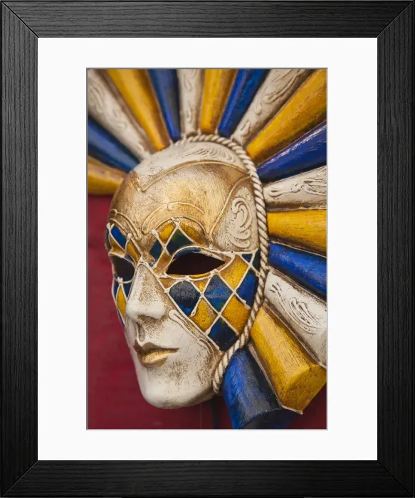 Framed Print : Carnival mask, Venice, Italy Framed Print : Carnival mask, Venice, Italy