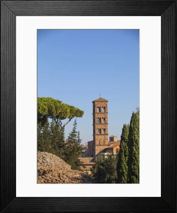 Framed Print : Italy, Lazio, Rome, The Roman Forum, Temple of Venus and Rome Framed Print : Italy, Lazio, Rome, The Roman Forum, Temple of Venus and Rome