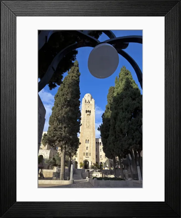 Framed Print : Israel, Jerusalem, New City, Jerusalem, Historic YMCA tower Framed Print : Israel, Jerusalem, New City, Jerusalem, Historic YMCA tower