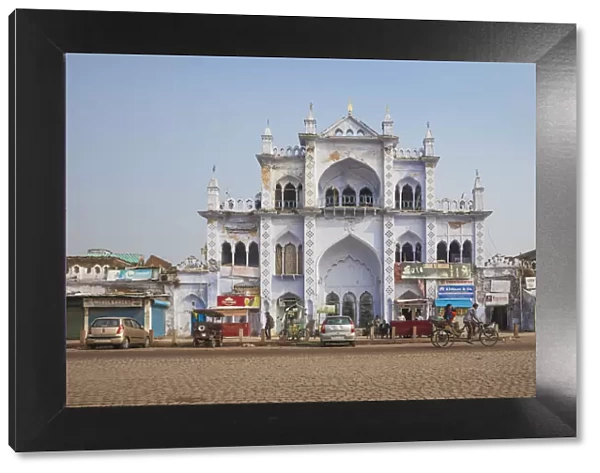 India, Uttar Pradesh, Lucknow, Ornate building opposite Chota Imambara