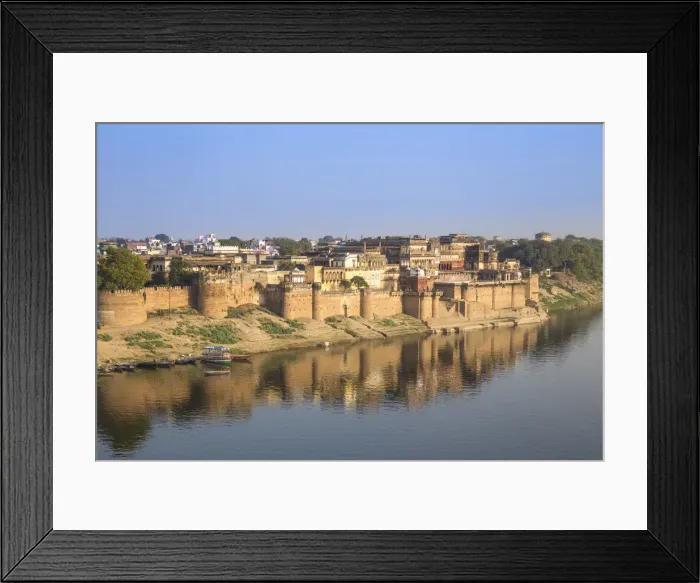 Framed Print : India, Uttar Pradesh, Varanasi, Ramnagar Fort Framed Print : India, Uttar Pradesh, Varanasi, Ramnagar Fort