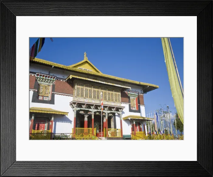 Framed Print : India, Sikkim, Pelling, Pemayangtse Gompa, One of Sikkims oldest and most Framed Print : India, Sikkim, Pelling, Pemayangtse Gompa, One of Sikkims oldest and most