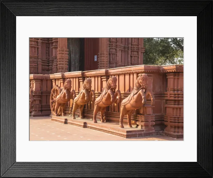 Framed Print : India, Madhya Pradesh, Gwalior, Surya Mandir - Sun Temple, constructed in the shape