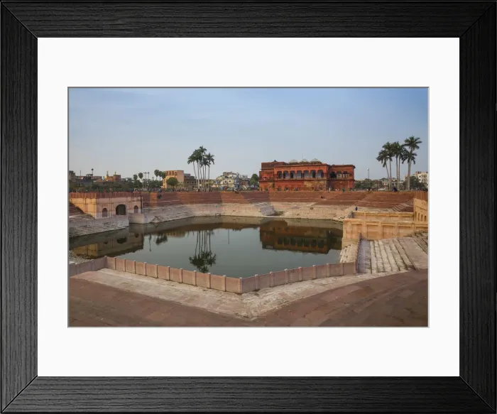Framed Print : India, Uttar Pradesh, Lucknow, Hussainabad Pond and Picture Gallery Framed Print : India, Uttar Pradesh, Lucknow, Hussainabad Pond and Picture Gallery