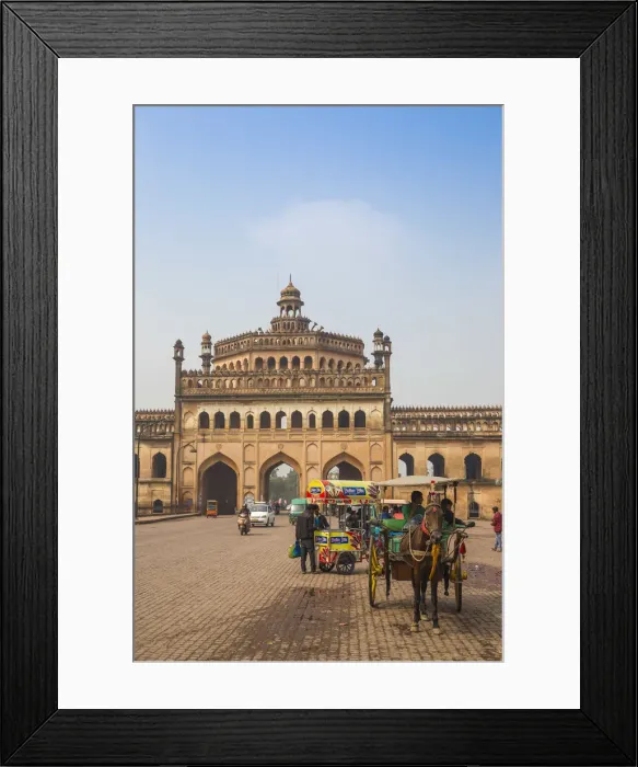 Framed Print : India, Uttar Pradesh, Lucknow, Rumi Darwaza Framed Print : India, Uttar Pradesh, Lucknow, Rumi Darwaza