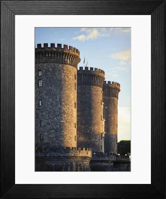 Framed Print : Italy, Naples, Castel Nuovo or Maschio Angioino (Angevin Fortress) Framed Print : Italy, Naples, Castel Nuovo or Maschio Angioino (Angevin Fortress)