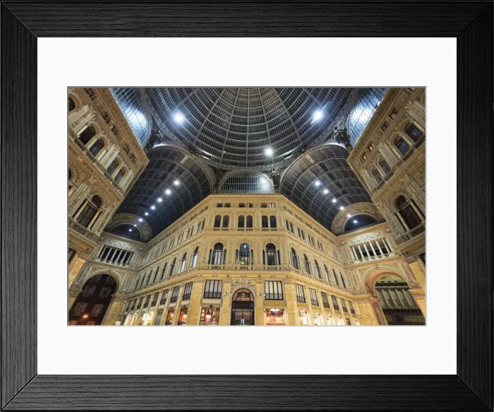 Framed Print : Italy, Naples, Galleria Umberto I Framed Print : Italy, Naples, Galleria Umberto I
