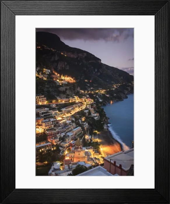 Framed Print : Italy, Amalfi Coast, Positano