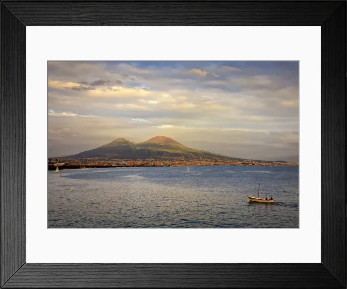Framed Print : Italy, Naples, Mt Vesuvius Framed Print : Italy, Naples, Mt Vesuvius