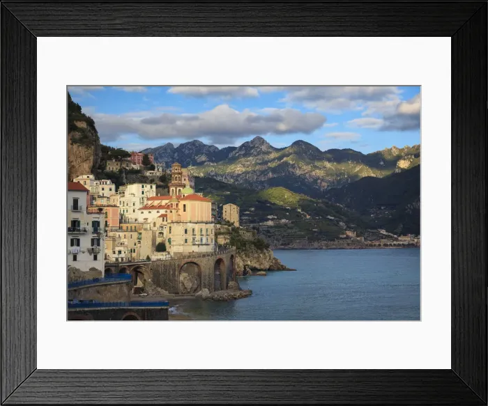 Framed Print : Italy, Amalfi Coast, Atrani Framed Print : Italy, Amalfi Coast, Atrani