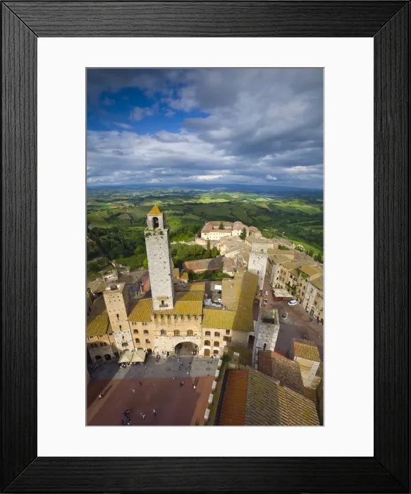 Framed Print : City Overview, San Gimignano, Tuscany, Italy Framed Print : City Overview, San Gimignano, Tuscany, Italy