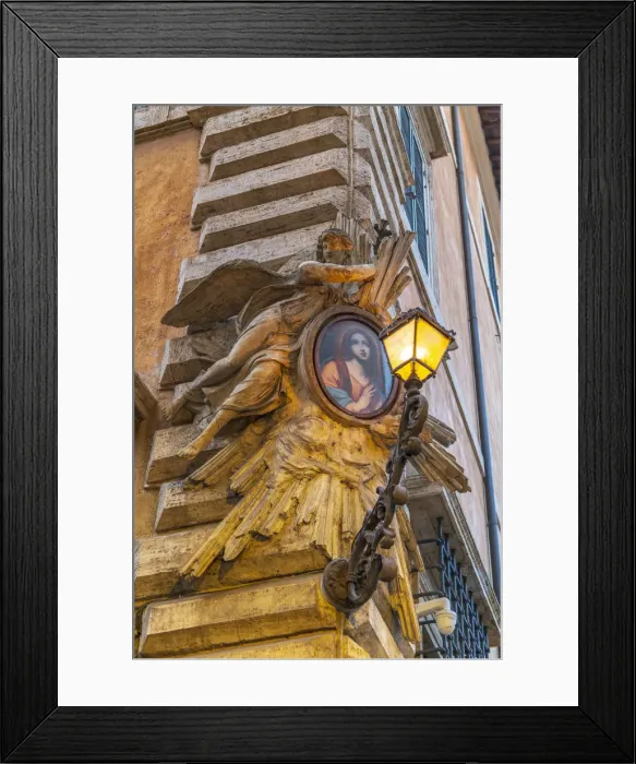 Framed Print : Italy, Lazio, Rome, Ponte, Madonna Street shrine, Madonna Stradarole or Edicola Sacra Framed Print : Italy, Lazio, Rome, Ponte, Madonna Street shrine, Madonna Stradarole or Edicola Sacra