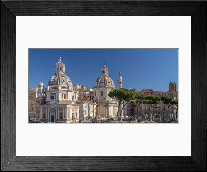 Framed Print : Italy, Lazio, Rome, Church of Santa Maria di Loreto, Church of the Most Holy Name
