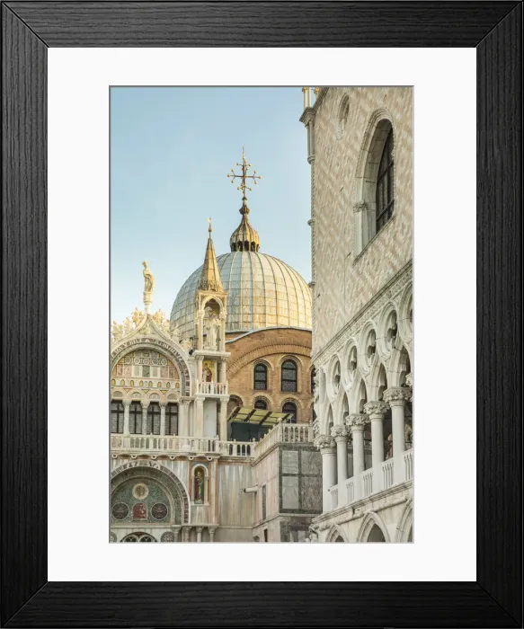 Framed Print : Basilica San Marco & Doges Palace, Piazza San Marco (St. Marks Square), Venice Framed Print : Basilica San Marco & Doges Palace, Piazza San Marco (St. Marks Square), Venice