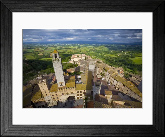 Framed Print : City Overview, San Gimignano, Tuscany, Italy Framed Print : City Overview, San Gimignano, Tuscany, Italy