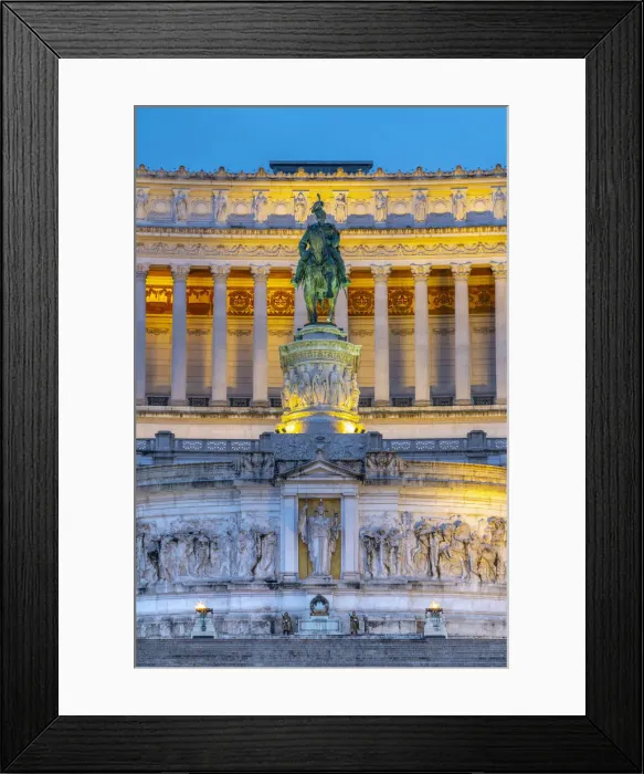 Framed Print : Italy, Lazio, Rome, Vittorio Emanuele II Monument, Altare della Patria