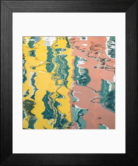 Framed Print : Reflected buildings, Dorsoduro, Venice, Veneto, Italy Framed Print : Reflected buildings, Dorsoduro, Venice, Veneto, Italy