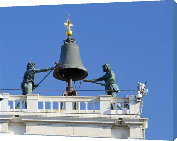 Italy, Veneto, Venice, Astronomical Clock Tower (Torre dell Orologio)
