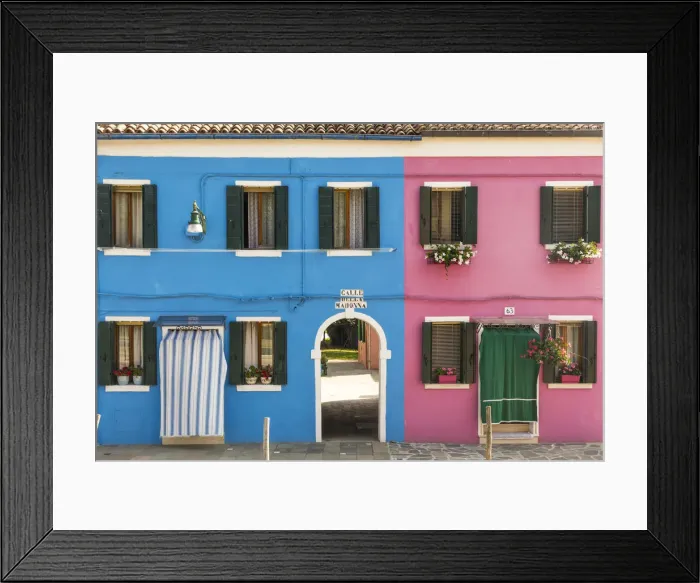 Framed Print : Burano, Venice, Veneto, Italy Framed Print : Burano, Venice, Veneto, Italy