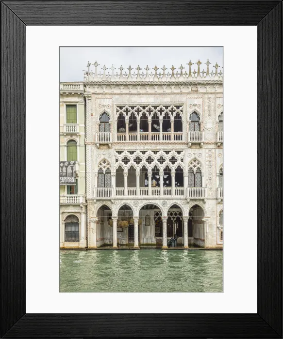 Framed Print : Galleria Giorgio Franchetti alla Ca d Oro, Grand Canal, Venice, Veneto Framed Print : Galleria Giorgio Franchetti alla Ca d Oro, Grand Canal, Venice, Veneto