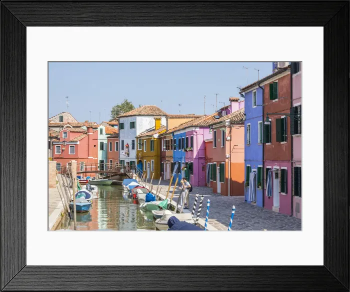 Framed Print : Burano, Venice, Veneto, Italy Framed Print : Burano, Venice, Veneto, Italy