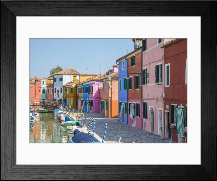 Framed Print : Burano, Venice, Veneto, Italy Framed Print : Burano, Venice, Veneto, Italy