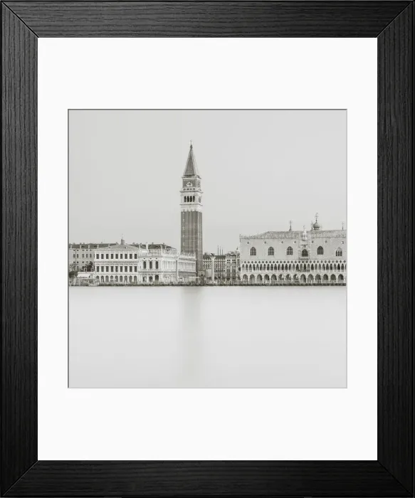 Framed Print : Campanile and the Doges Palace, Piazza San Marco (St. Marks Square), Venice