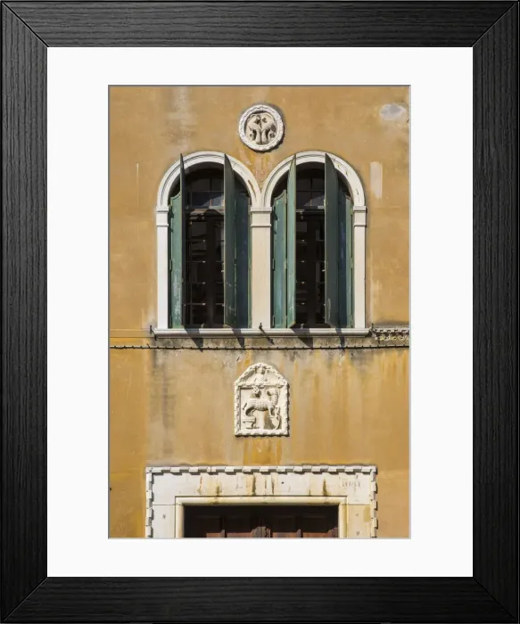 Framed Print : Window of building in Dorsoduro, Venice, Italy Framed Print : Window of building in Dorsoduro, Venice, Italy
