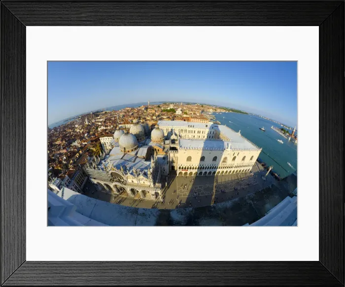 Framed Print : Italy, Veneto, Venice, Doges Palace from the Campanile